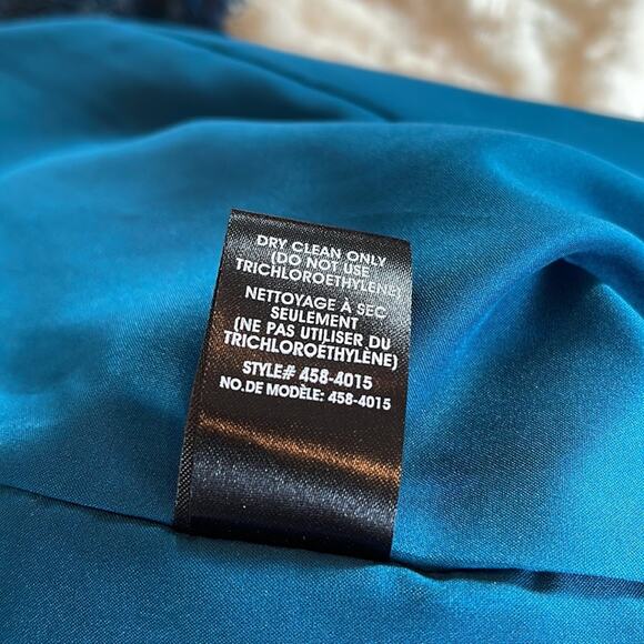 Nanette Lepore Empress Sheath Dress Lace Accent in Aegean Color Size 4 NWT - Picture 11 of 14